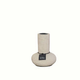 Still Low Vase M Beige - (47039)